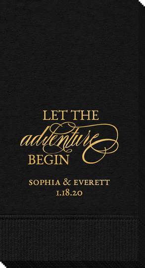 Let the Adventure Begin Guest Towels